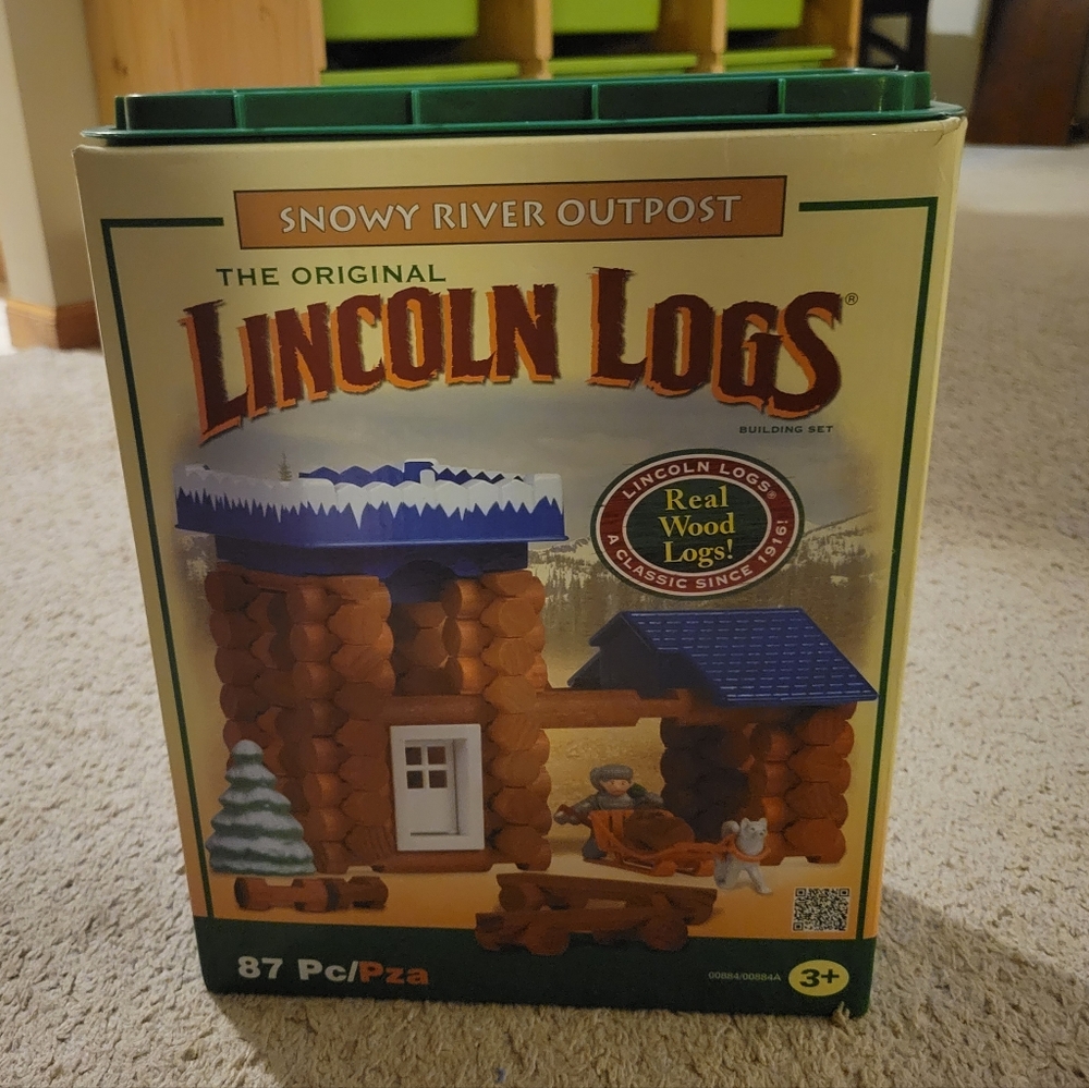 Lincoln Log Cabin Set